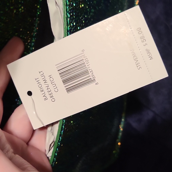 NWT Steve Madden Clutch Balright Green - Picture 4 of 4